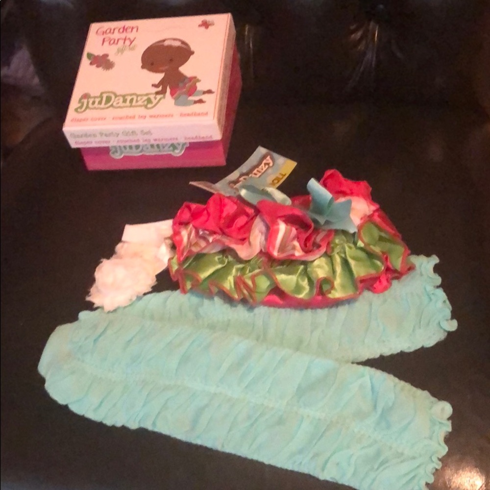 💗 5 for $25 juDanzy Garden Party Set 0-6 mons NIB
